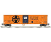 Atlas Trainman N 50006468 50’ Mechanical Reefer - Santa Fe SFRP #2280 (orange black) - Freight Cars