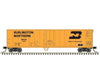 Atlas Trainman N 50006471 50’ Mechanical Reefer - Burlington Northern #409 (yellow black) - Freight Cars