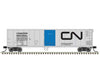 Atlas Trainman N 50006474 50’ Mechanical Reefer - Canadian National #231123 (silver black blue) Freight Cars