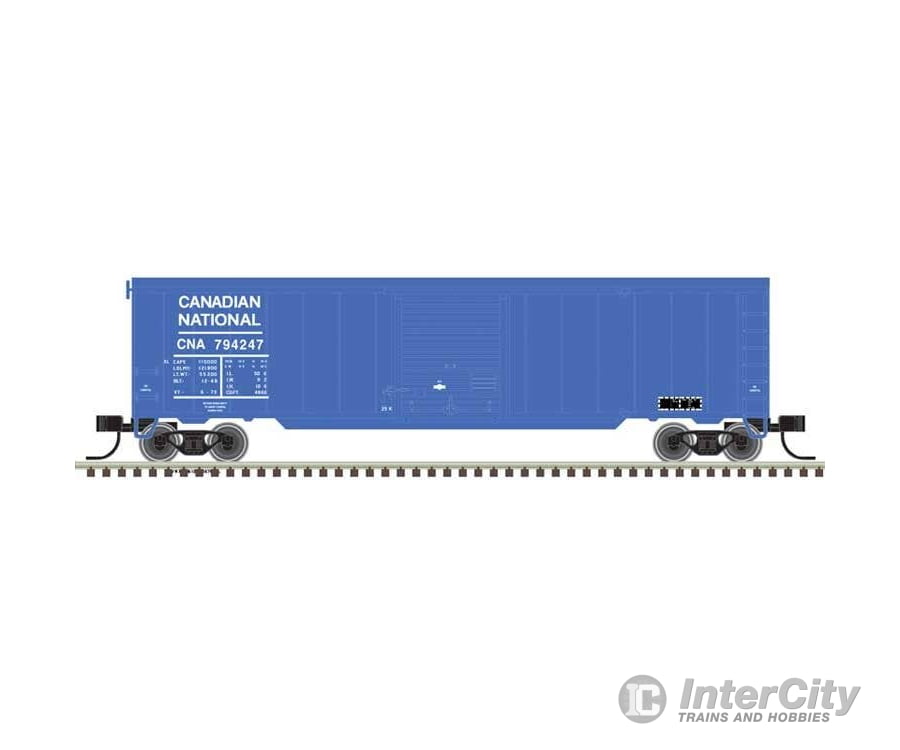 Atlas Trainman N 50006921 50’ Single-Door Boxcar - Canadian National #794247 (blue) Freight Cars