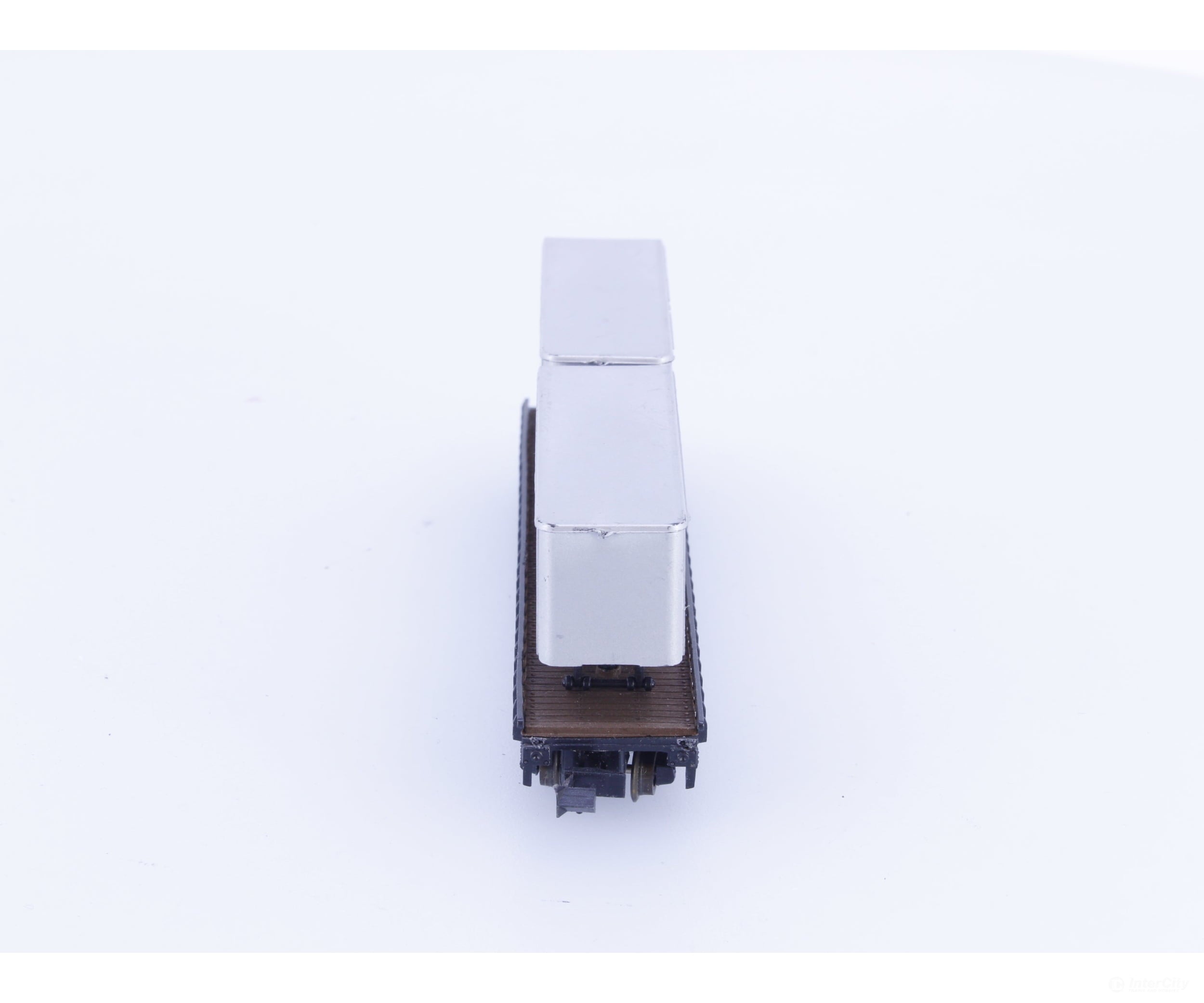 Aurora 4844 N Piggyback Flatcar with 2 Trailers Canadian National (CN) 665144 - Freight Cars