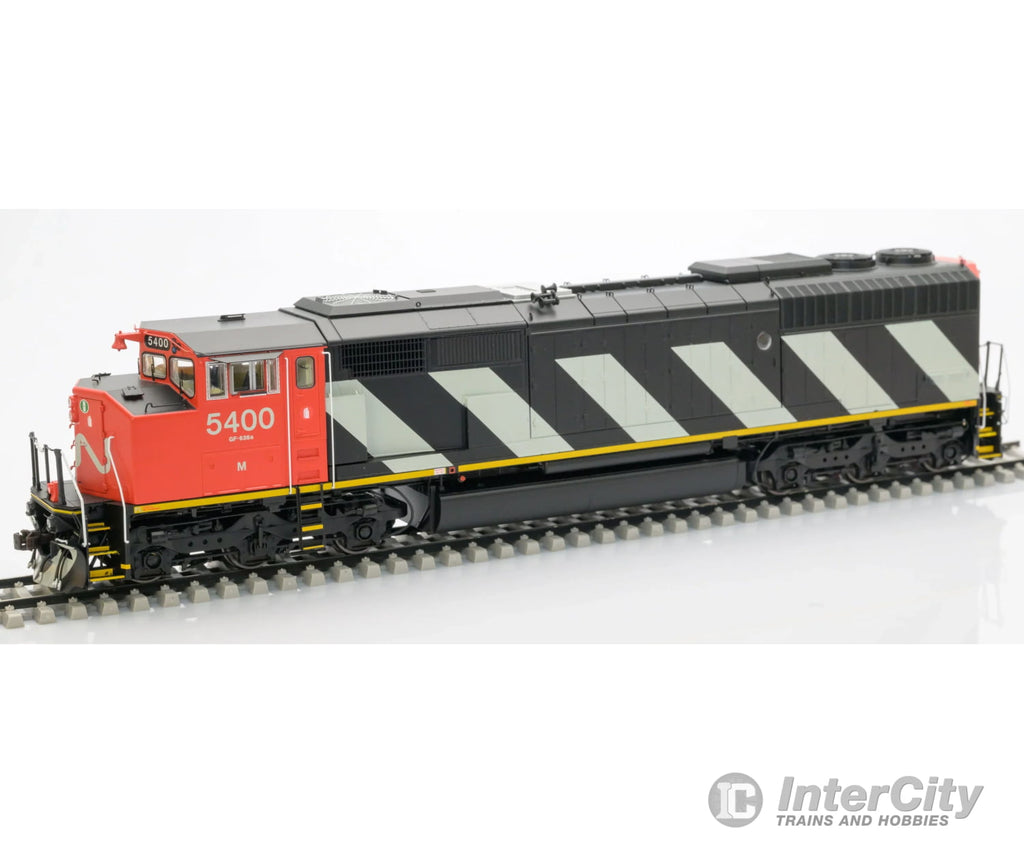 Aurora Miniatures 110504 HO Scale GMDD SD50F Diesel Locomotive - Canadian National (CN) ’Stripes’ #5458 Locomotives