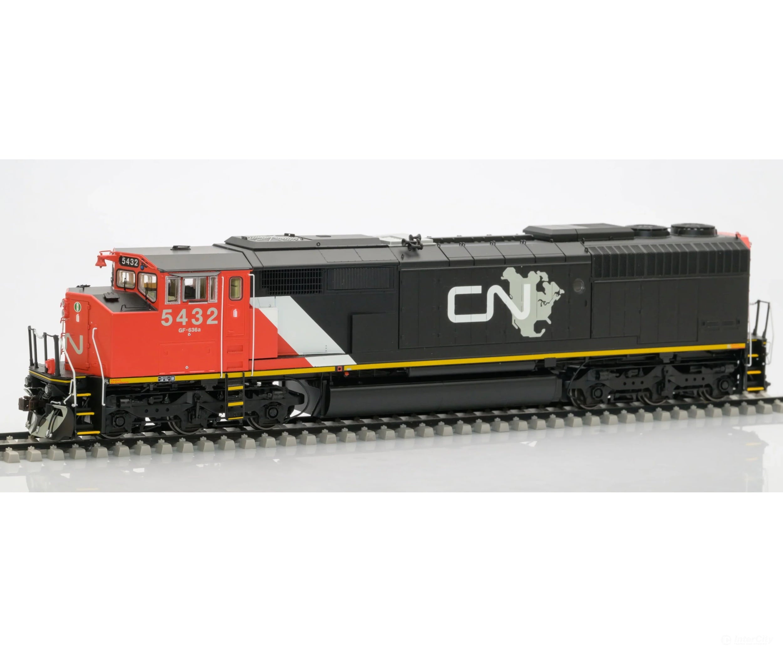 Aurora Miniatures 110505 HO Scale GMDD SD50F Diesel Locomotive - Canadian National (CN) ’Map’ #5432 Locomotives