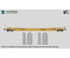 Aurora Miniatures 311018 HO Scale Gunderson 53’ All-Purpose Well Car (Rebuilt) - TTX Company (DTTX) 471894 Freight Cars