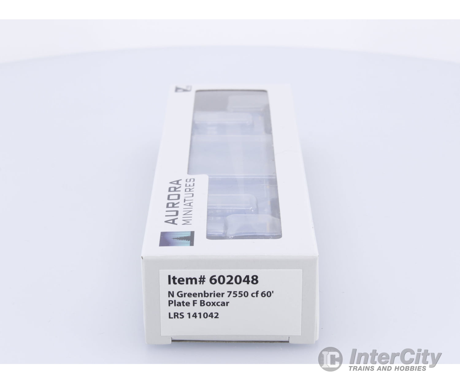 Aurora Miniatures 602048 N Greenbrier 7550 cf 60’ Plate F Boxcar GATX Corporation (GATX) 141042 Freight Cars