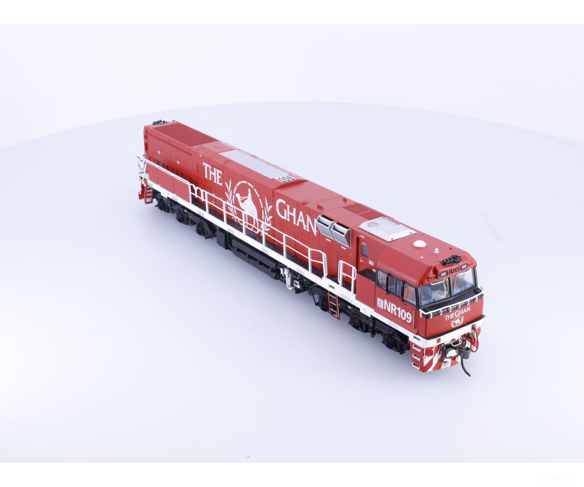 Auscision AM11408s HO NR Class Diesel Electric Locomotive The Ghan NR109 DCC & Sound - Locomotives