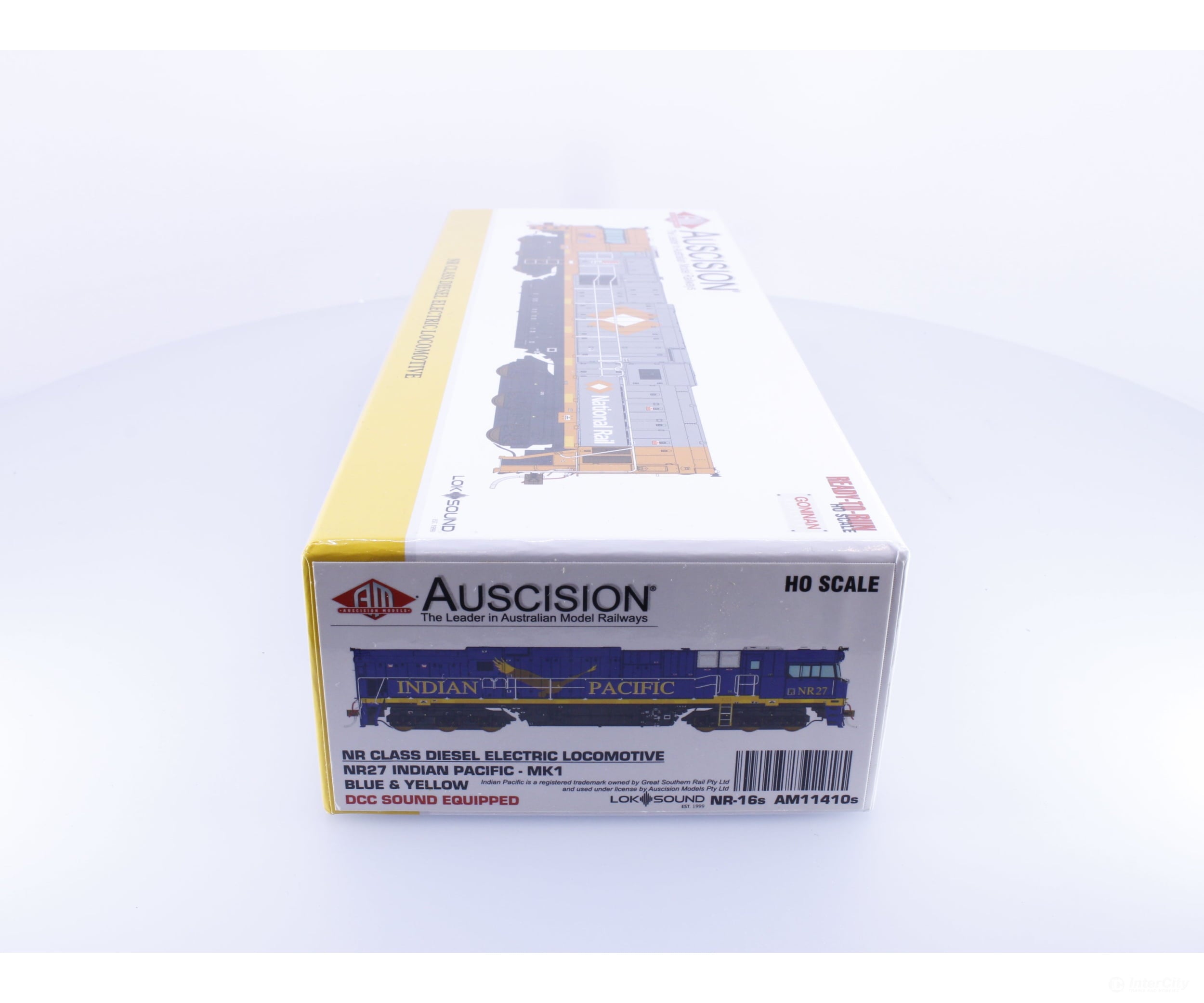 Auscision NR-16s HO NR Class Diesel Electric Locomotive Indian Pacific MK1 NR27 DCC & Sound - Locomotives