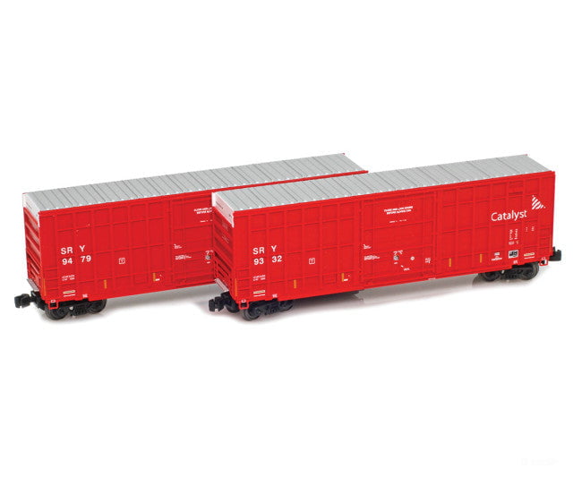 AZL 915603-1 SRY Catalyst Trinity (NSC) 50´ FBOX Box Car 9332 9479 2-pack Freight Cars