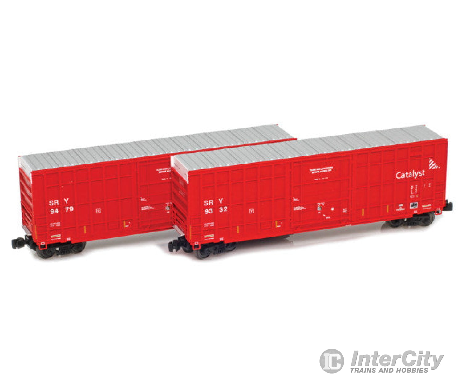 AZL 915603-1 SRY Catalyst Trinity (NSC) 50´ FBOX Box Car 9332 9479 2-pack Freight Cars
