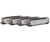 AZL 915702-1 Z Scale BNSF Circle Logo Autoflood III Hopper 651189 651193 651247 651304 Set Freight Cars