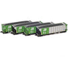 AZL 915706-1 Z Scale BN Autoflood III Hopper - Four-pack Freight Cars