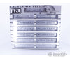 AZL AZLCZ11 Z 11 Piece California Zephyr Passenger Set Santa Fe (SF) Passenger Cars