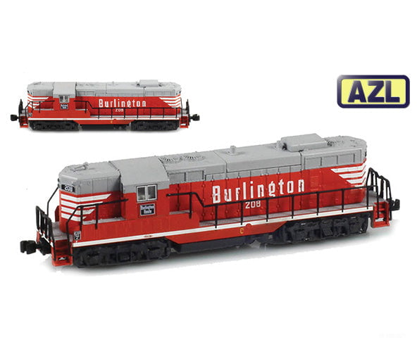 AZL Z-Scale 62010-4 CB&Q GP7 Diesel Locomotive #226 Locomotives