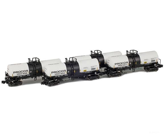 Azl Z Scale 903819-1 Procor 4-Pack Of Tank Cars 69411/69486/69525/69514 Freight