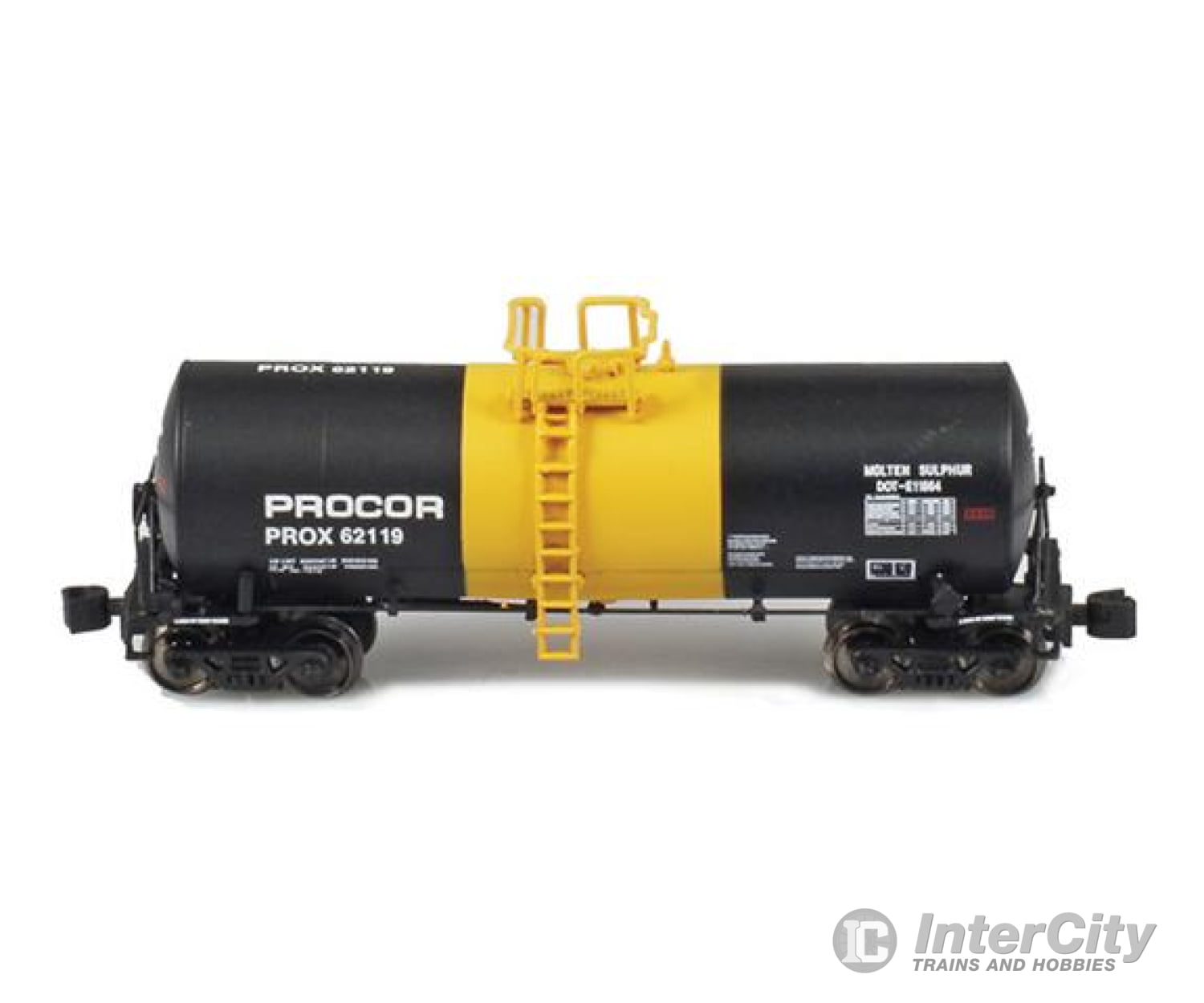 Azl Z Scale 913818-2 Procor - Molten Sulphur 62125 Freight Cars