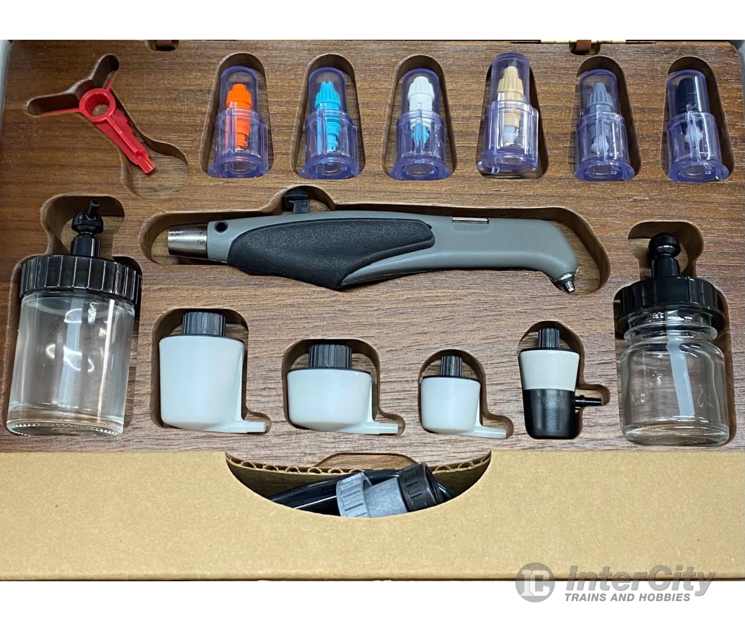 Aztek A4709 Airbrush Set in Wood Case New in Box Tools