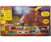 Bachmann 00627 HO Silver Streak GP40 Diesel Locomotive 6 Rolling Stock Cars and Scenery Pieces Santa Fe (SF) 6067
