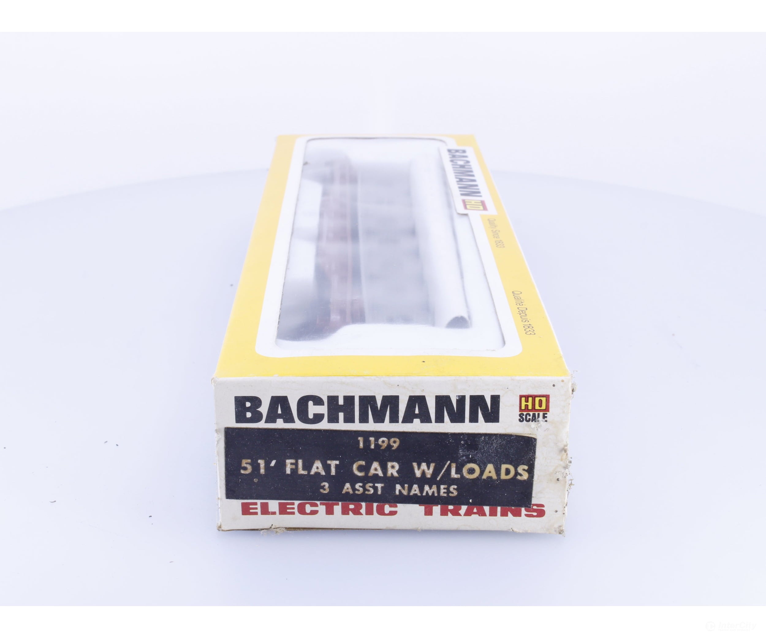 Bachmann 1199 HO 51’ Flat Car with Load Atchison Topeka and Santa Fe (ATSF) 96178 - Freight Cars