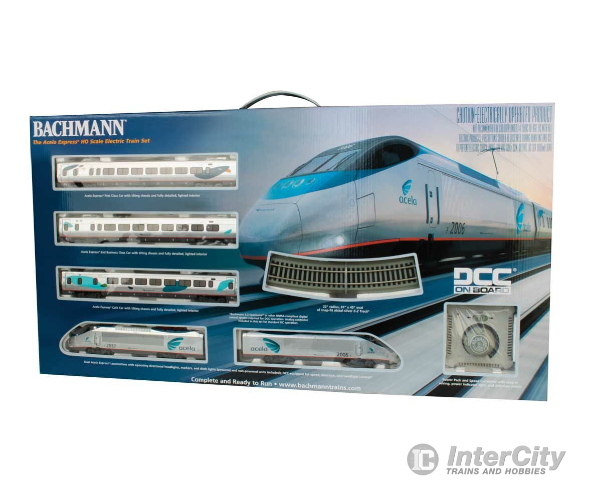 Bachmann 1205 Acela Train Set - Dcc -- Amtrak Sets