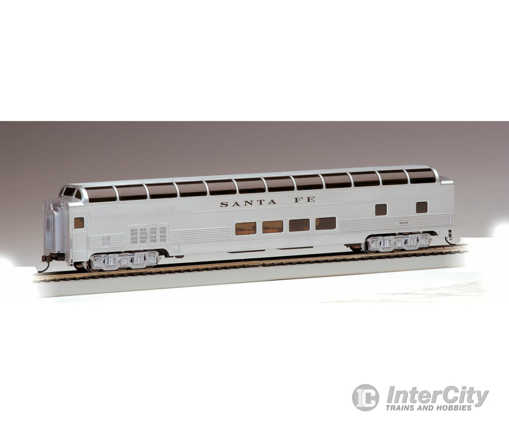 Bachmann 13002 Budd 85 Full-Length Dome With Lights - Ready-To-Run Silver Series(R) -- Santa Fe