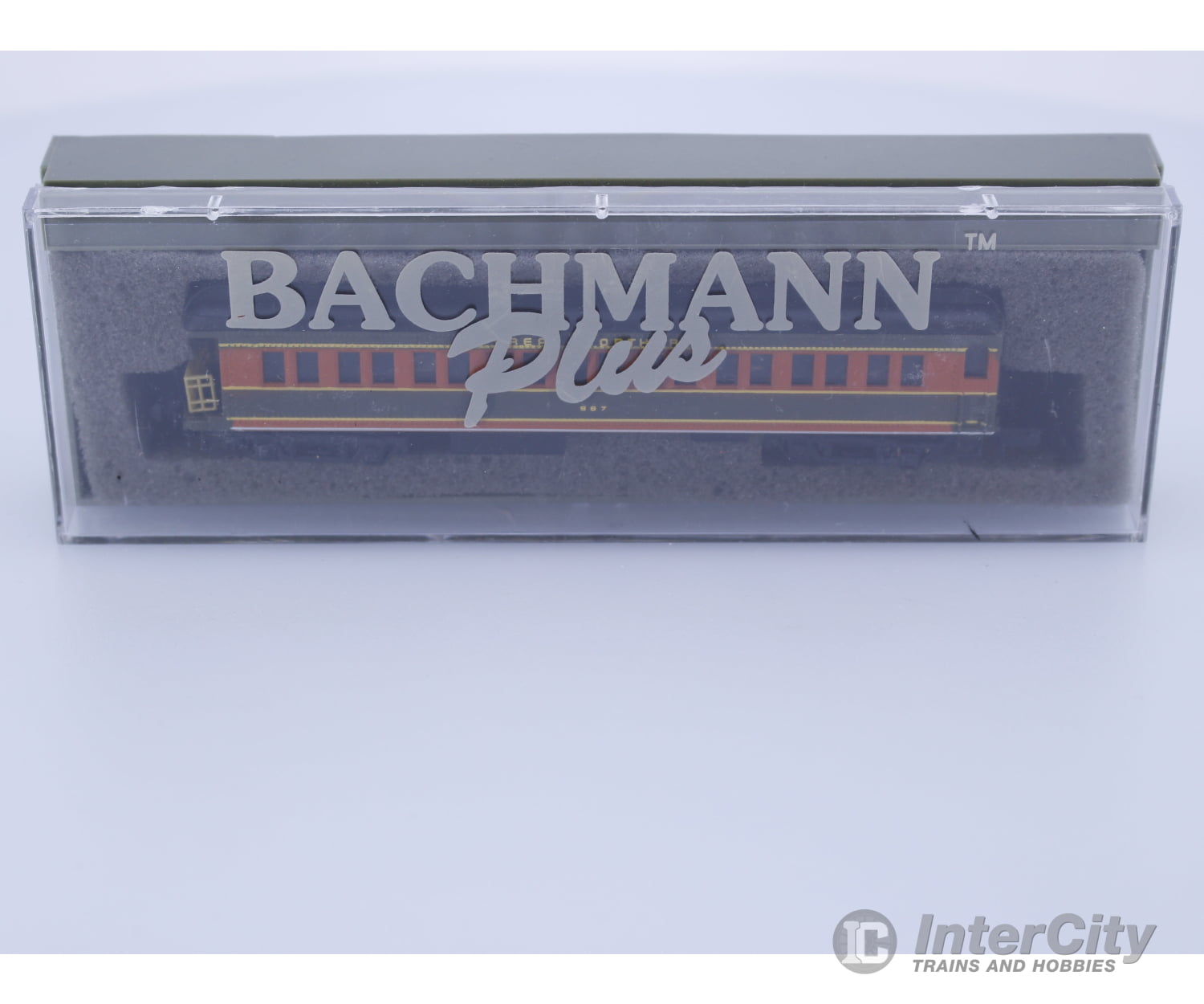 Bachmann 13063 N Passenger Coach Lighted Great Northern (GN) 967 (#1) Passenger Cars