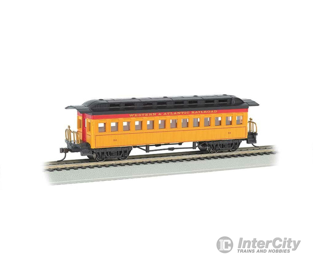 Bachmann 13406 1800 To 1860 Wood Coach - Ready Run Silver Series(R) -- Western & Atlantic Passenger