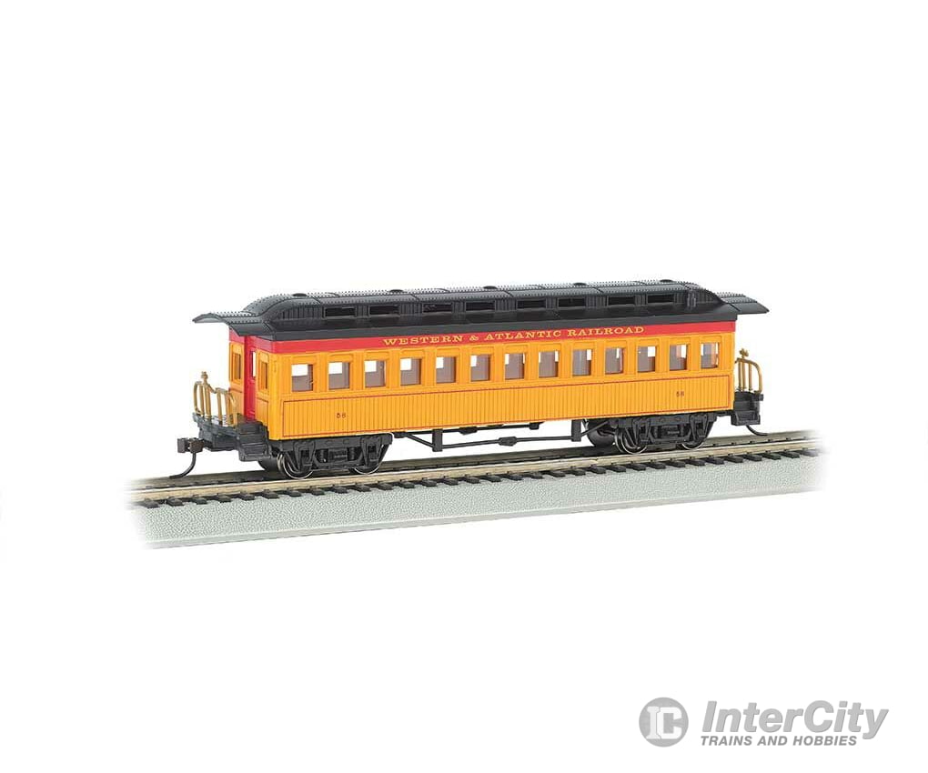 Bachmann 13406 1800 To 1860 Wood Coach - Ready Run Silver Series(R) -- Western & Atlantic Passenger