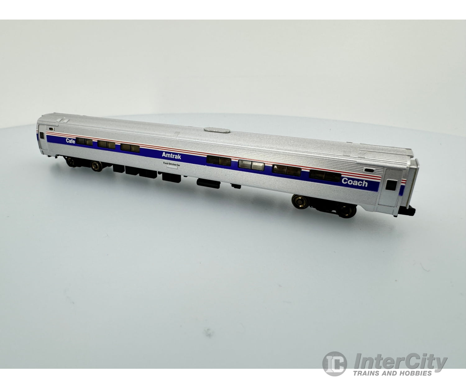 Bachmann 14162 N Phase Iv B 85’ Amfleet 1 Cafe Amtrak (Amtk) Passenger Cars