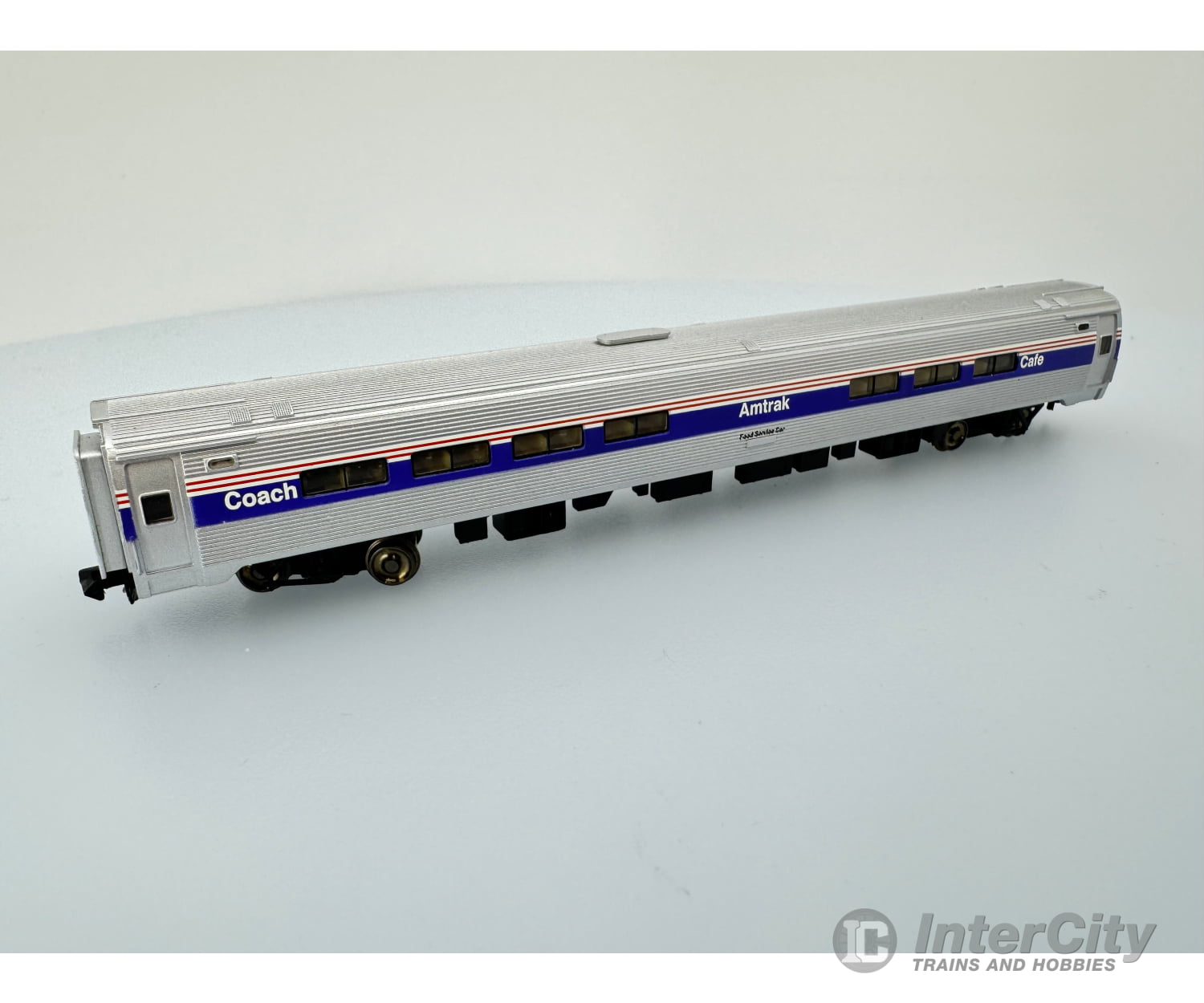 Bachmann 14162 N Phase Iv B 85’ Amfleet 1 Cafe Amtrak (Amtk) Passenger Cars