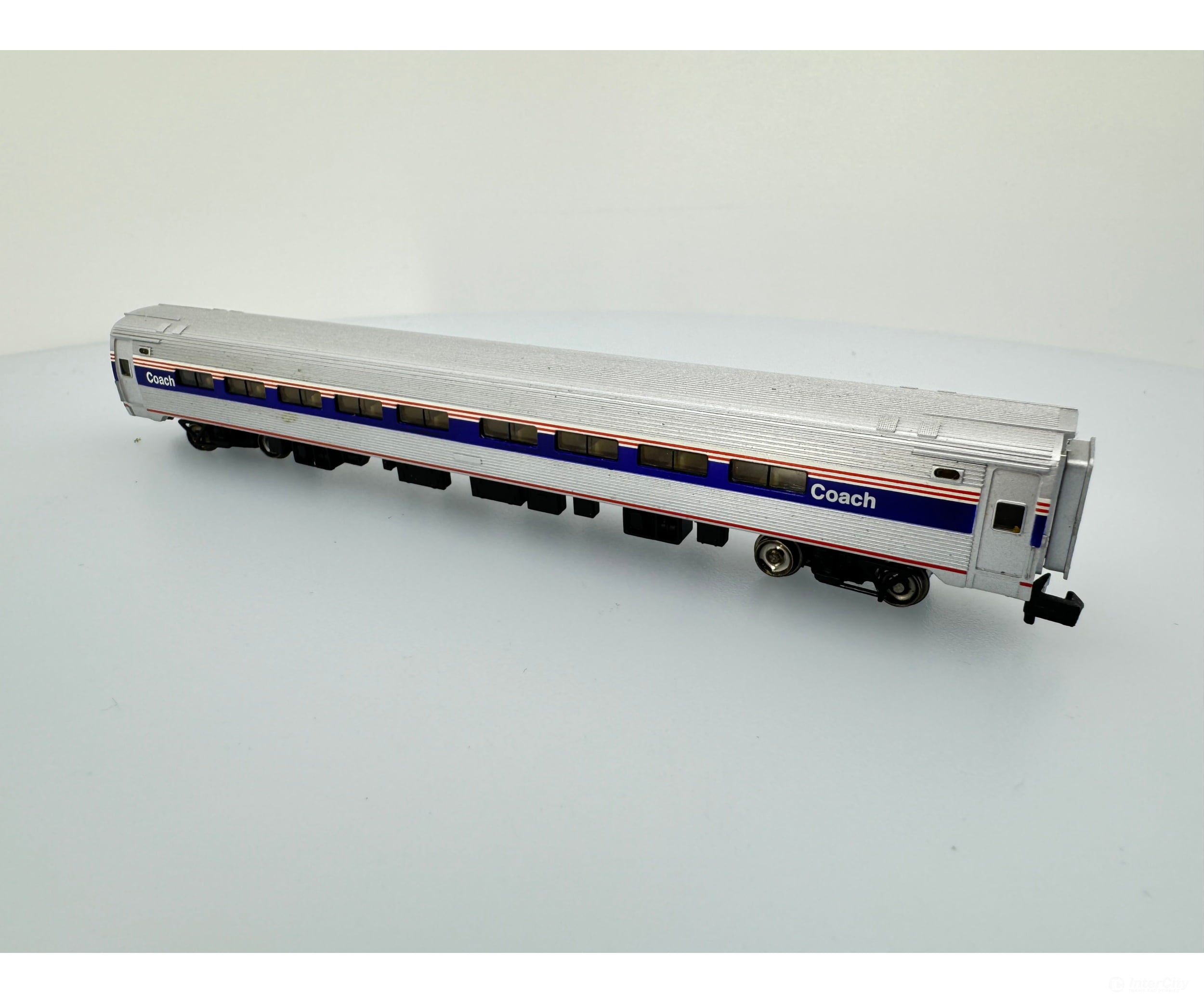 Bachmann 14164 N Phase Iv B 85’ Amfleet Coach Lighted Interior Amtrak (Amtk) Passenger Cars