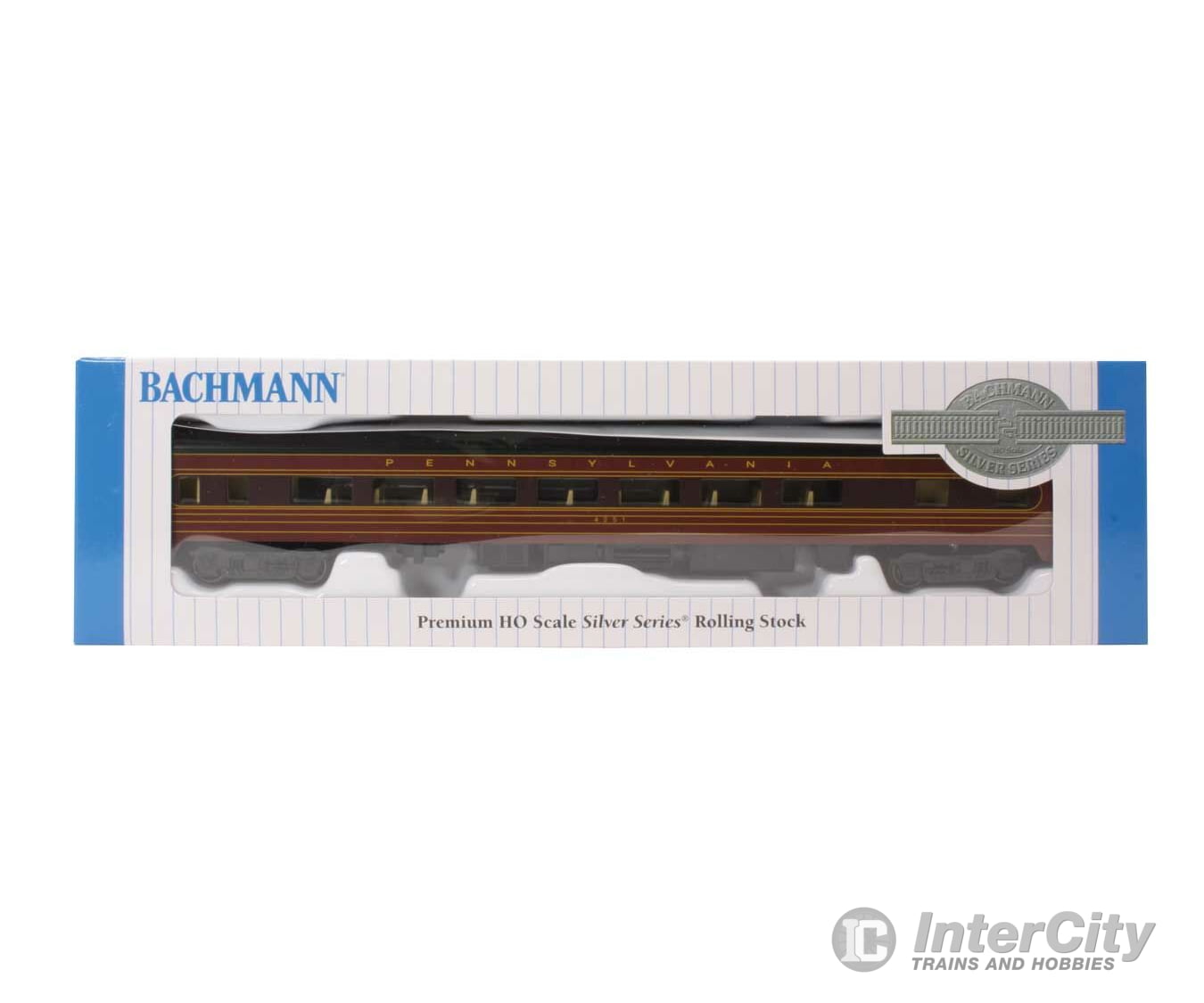 Bachmann 14212 85 Smooth-Side Coach With Interior Lights - Ready To Run -- Pennsylvania Railroad 2