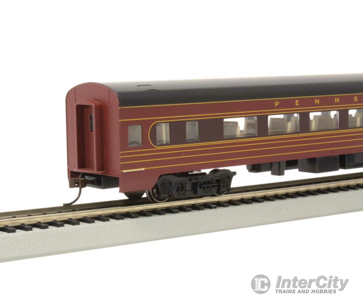 Bachmann 14212 85 Smooth-Side Coach With Interior Lights - Ready To Run -- Pennsylvania Railroad 2