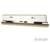 Bachmann 14405 72 Smooth-Side Baggage - Ready To Run -- Painted Unlettered (Aluminum) Passenger Cars