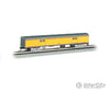 Bachmann 14454 72 Smooth-Side Baggage Car - Ready To Run -- Union Pacific (Armour Yellow Gray Red)