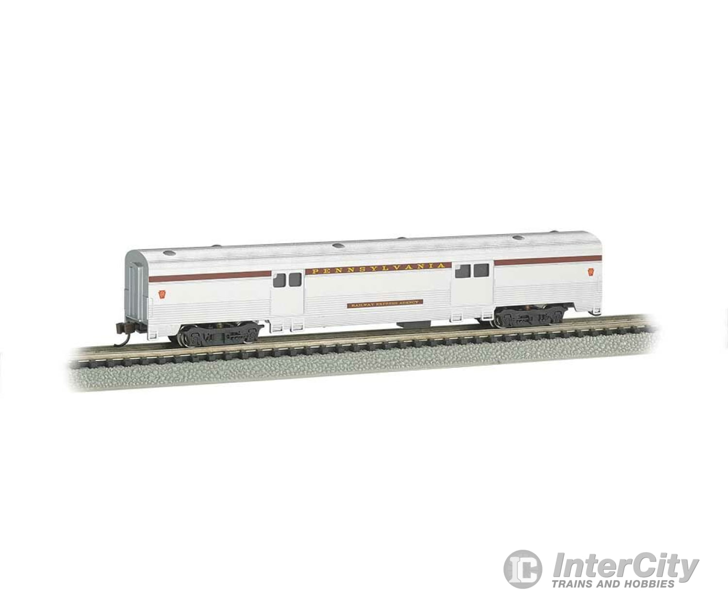 Bachmann 14652 85 Fluted-Side Baggage Car - Ready To Run -- Pennsylvania Railroad Passenger Cars