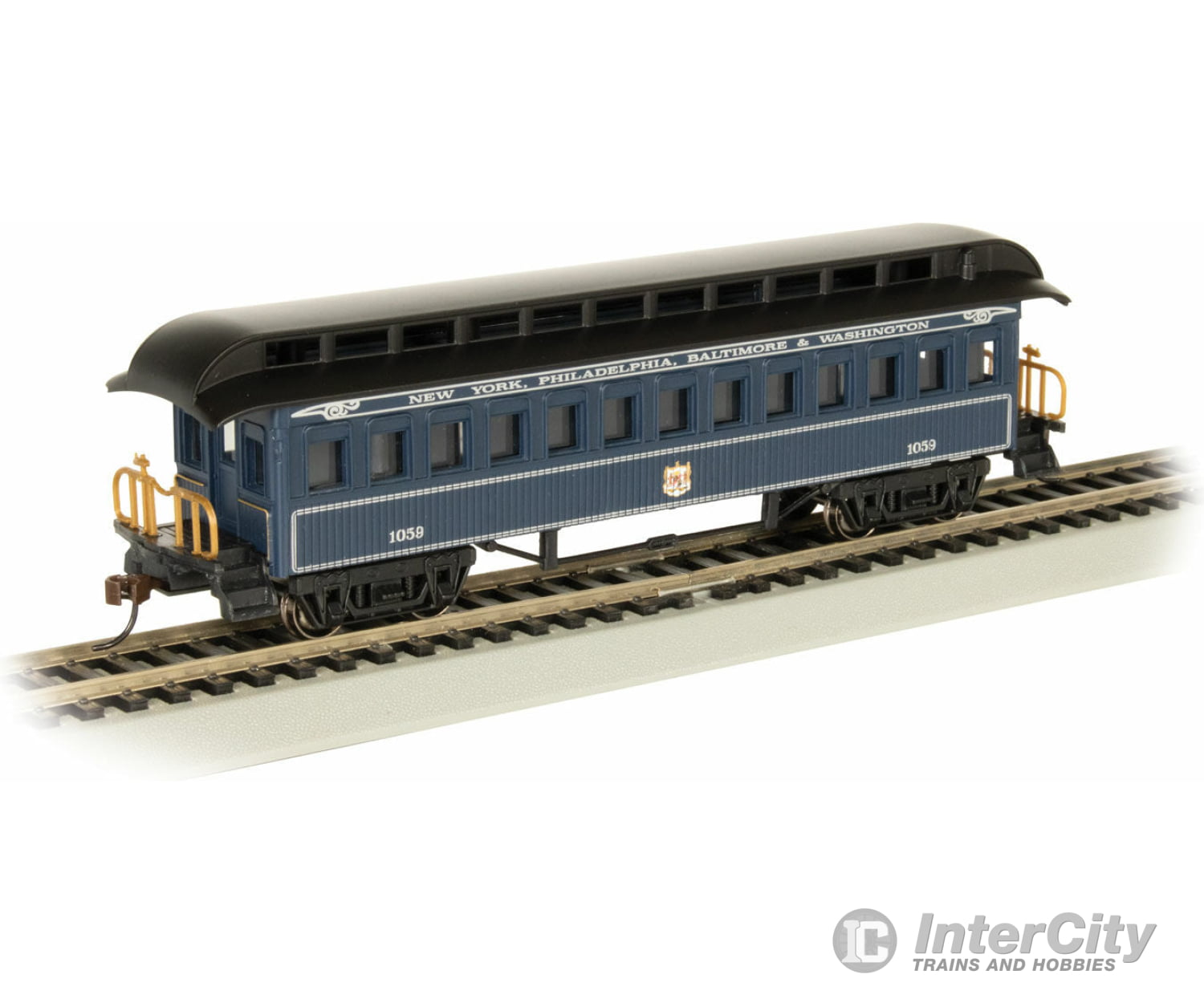 Bachmann 15105 Old-Time Wood Coach With Round-End Clerestory Roof - Ready To Run -- Baltimore & Ohio