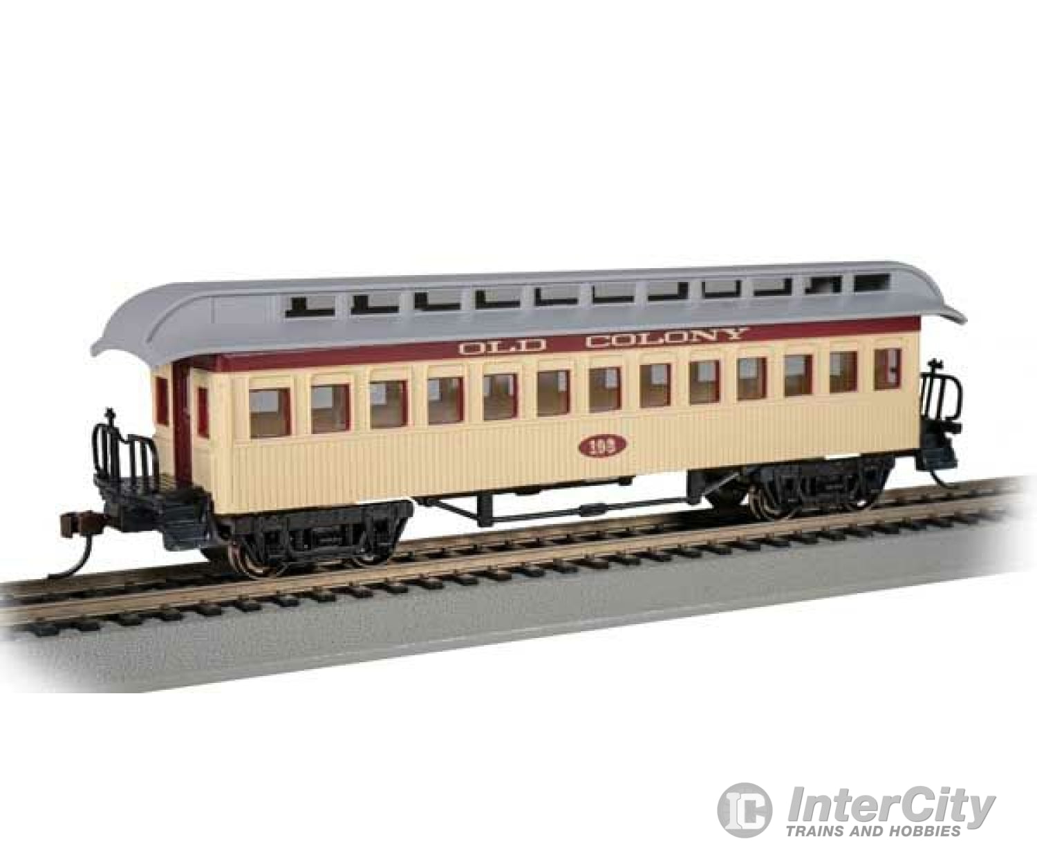 Bachmann 15106 Old Time Wood Coach With Round-End Clerestory Roof - Ready To Run -- Colony Railroad