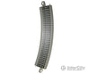 Bachmann 160-44580 Bulk E-Z Track(R) W/Nickel Silver Rail Grey Roadbed - 18’ Radius Curve Per