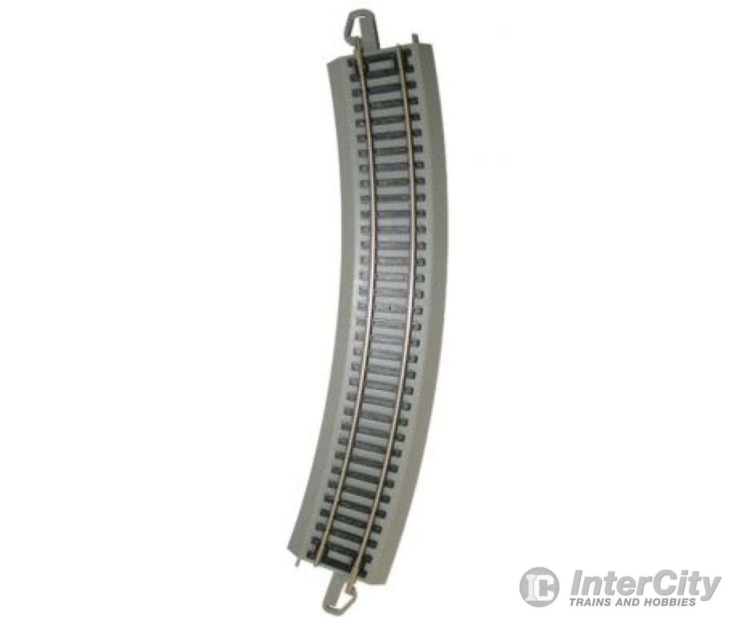 Bachmann 160-44580 Bulk E-Z Track(R) W/Nickel Silver Rail Grey Roadbed - 18’ Radius Curve Per