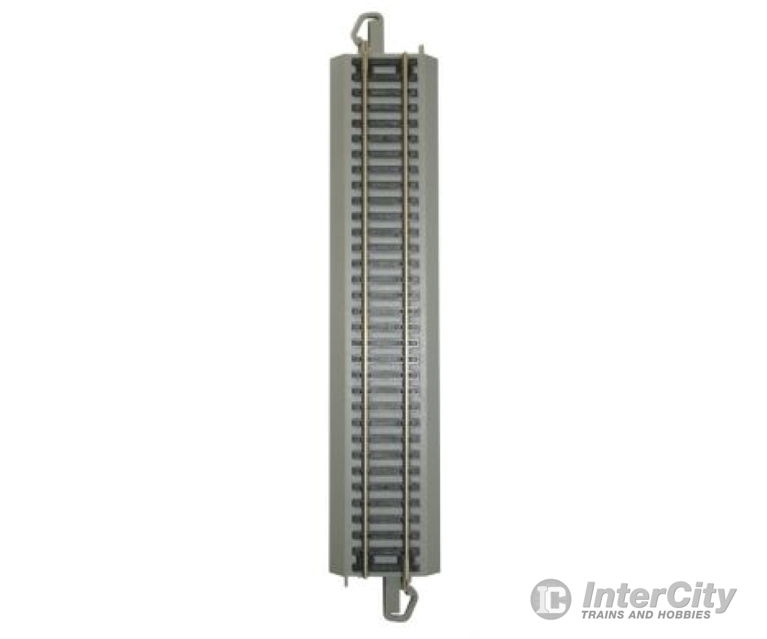 Bachmann 160-44581 Bulk E-Z Track W/Nickel Silver Rail & Grey Roadbed - 9’ Straight Per Piece