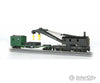 Bachmann 16122 250-Ton Crane Car & Boom Tender - Silver Series(R) -- Chesapeake Ohio Freight Cars