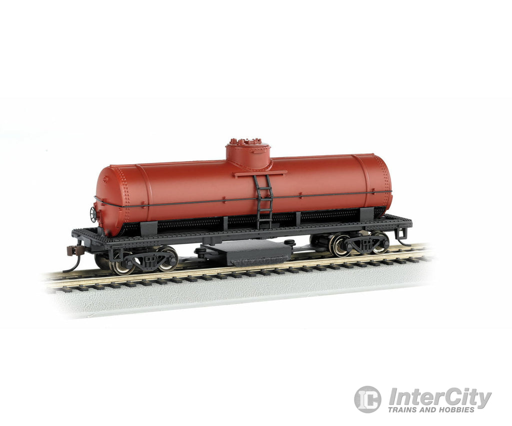 Bachmann 16303 Track Cleaning Tank Car -- Unlettered Oxide Red Freight Cars