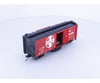 Bachmann 16324 HO 40’ Track Cleaning Single Door Boxcar Atchison Topeka and Santa Fe (ATSF) 14112 - Freight Cars