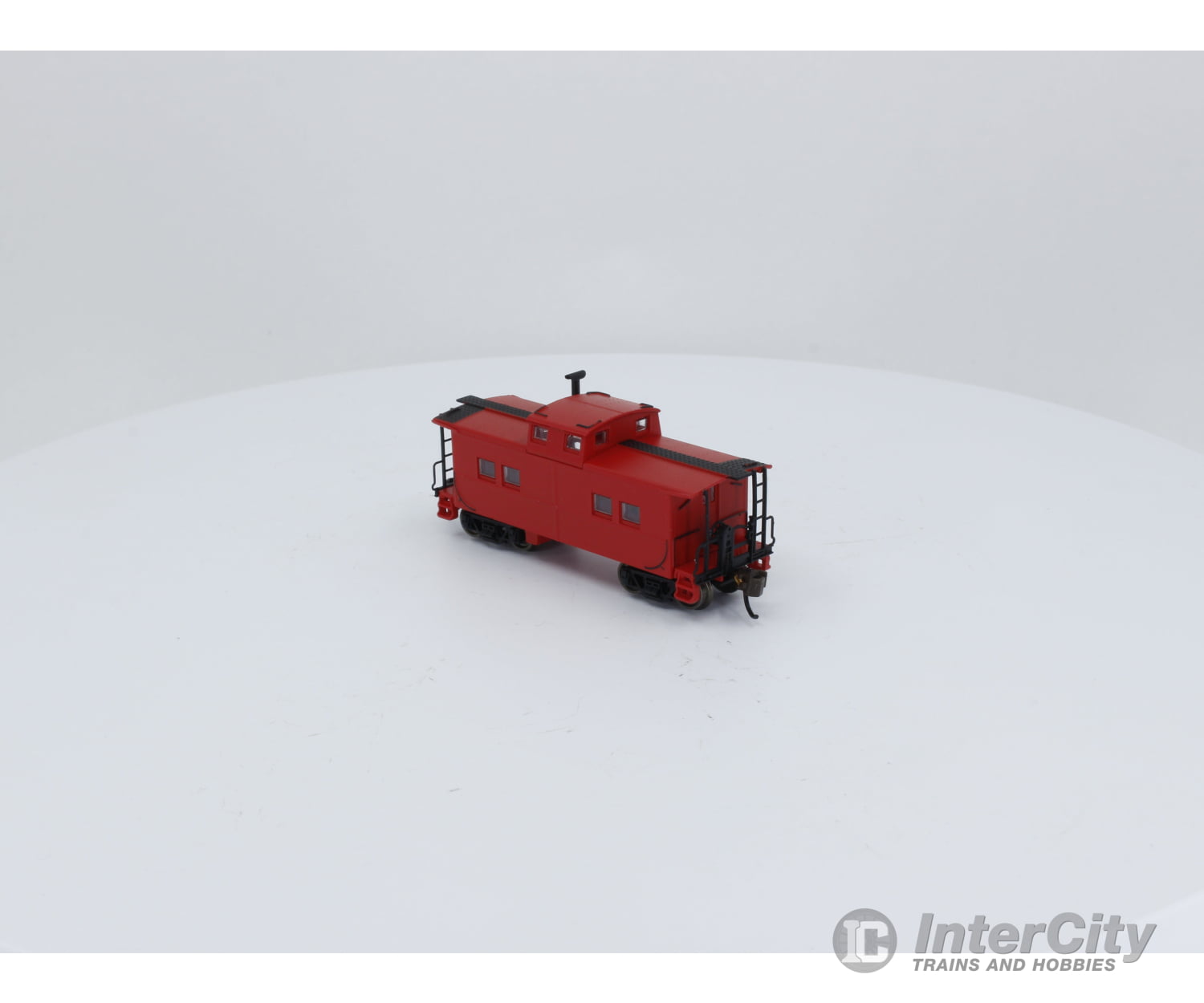 Bachmann 16856 N Northeast Steel Caboose Painted Unlettered - Red Freight Cars