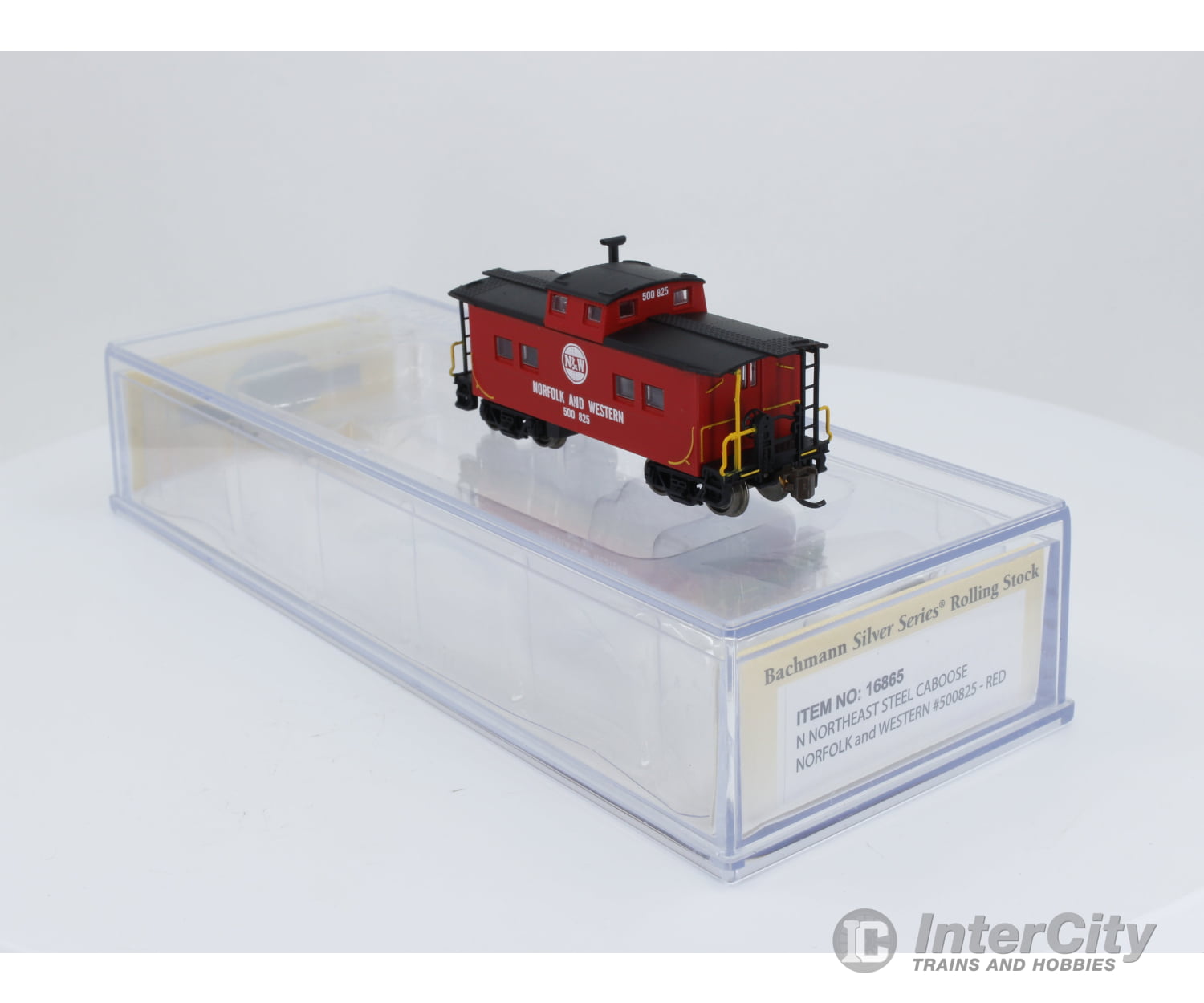 Bachmann 16865 N Northeast Steel Caboose Norfolk And Western - Red Norfolk & Western (Nw) 500825