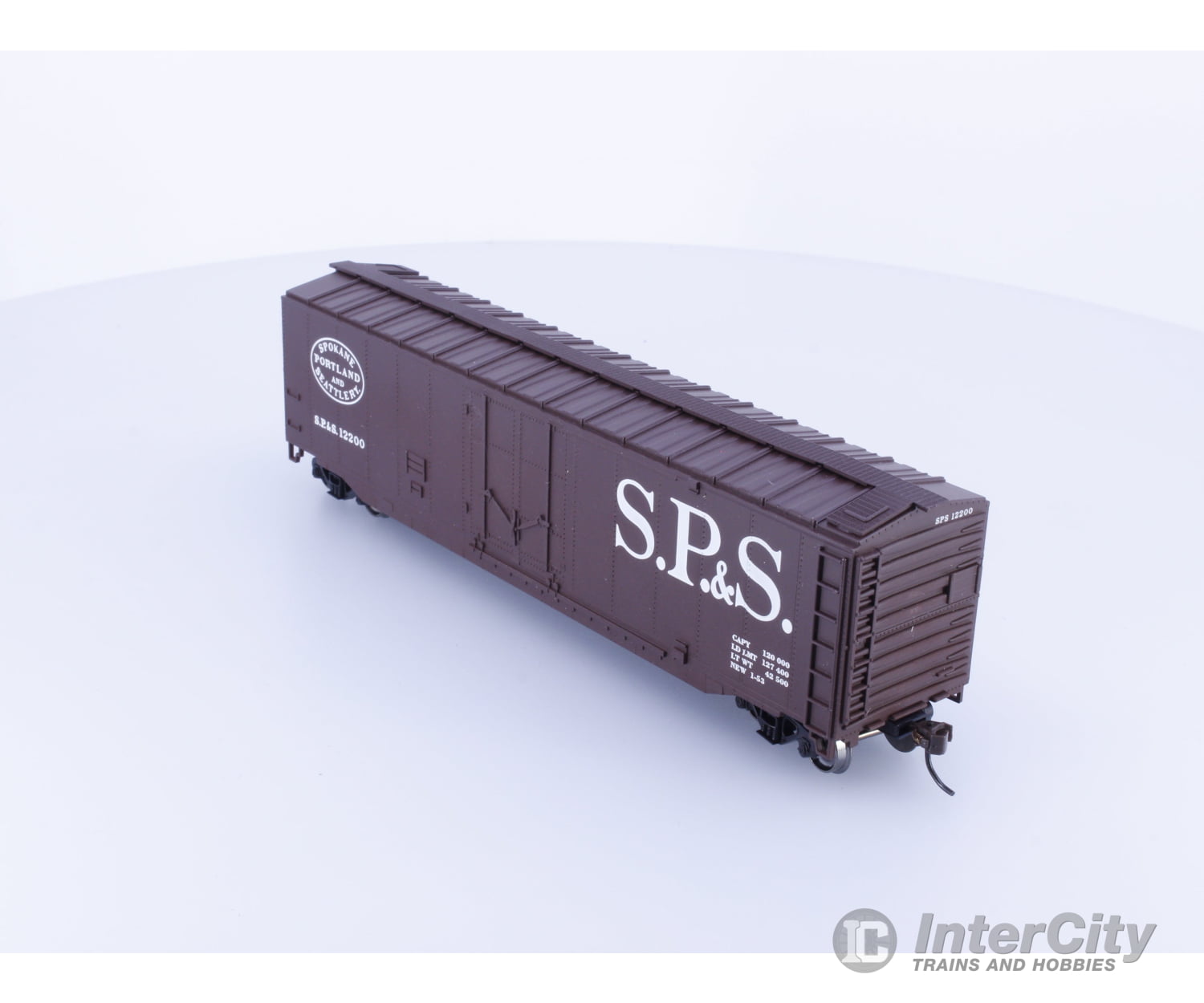 Bachmann 18045 HO 50’ Plug Door Box Car Spokane Portland and Seattle (SPS) 12200 Freight Cars