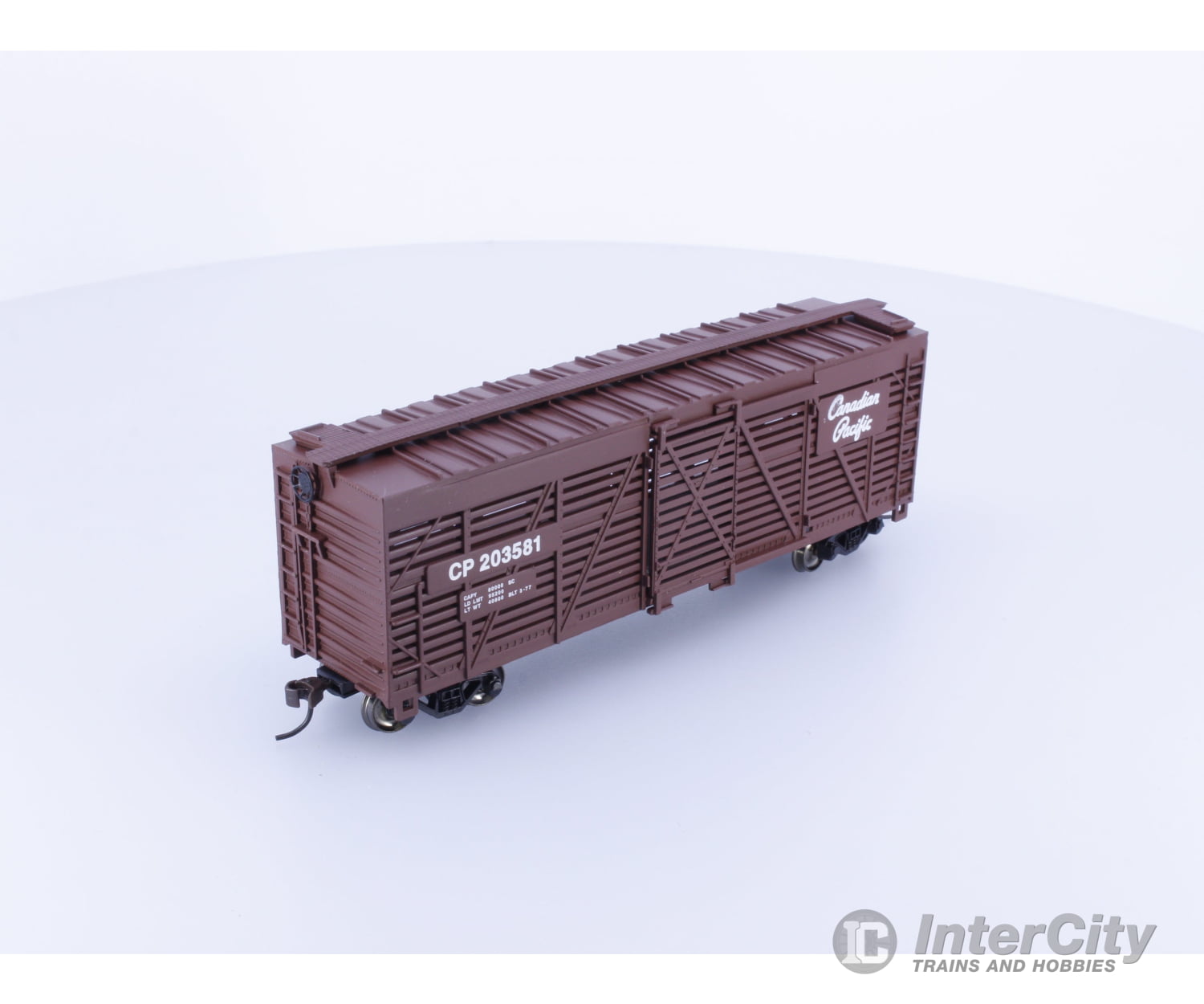 Bachmann 18524 HO 40’ Stock Car Canadian Pacific (CP) 203581 (#2) Freight Cars