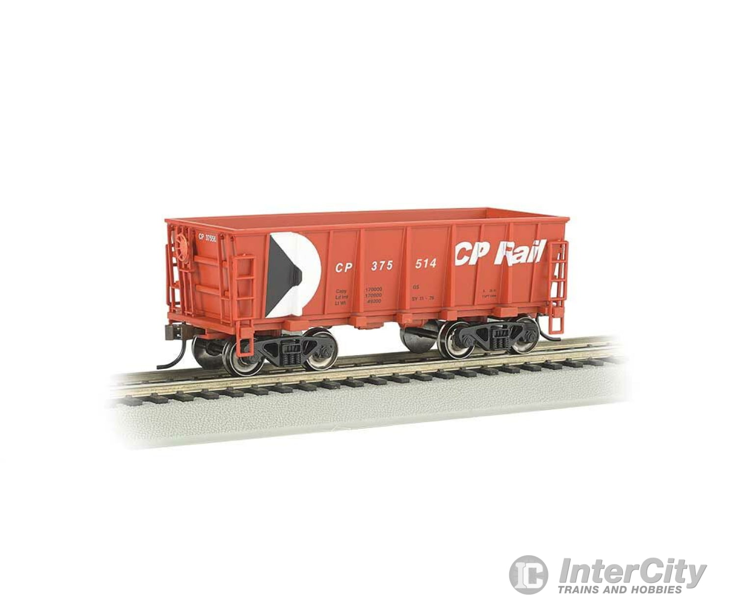 Bachmann 18602 Ore Car - Ready To Run Silver Series(R) -- Canadian Pacific #375514 (Multimark Logo)