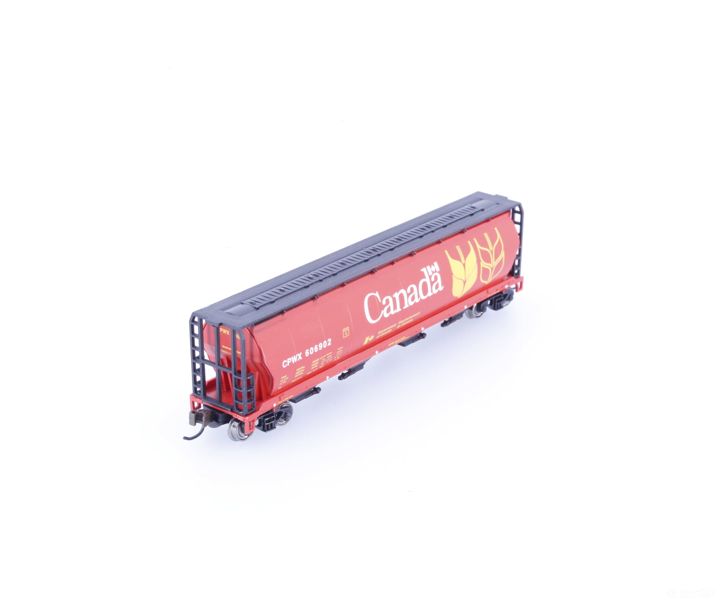 Bachmann 19181 N 4 Bay Cylindrical Hopper Canadian Wheat (CPWX) 606902 - Freight Cars