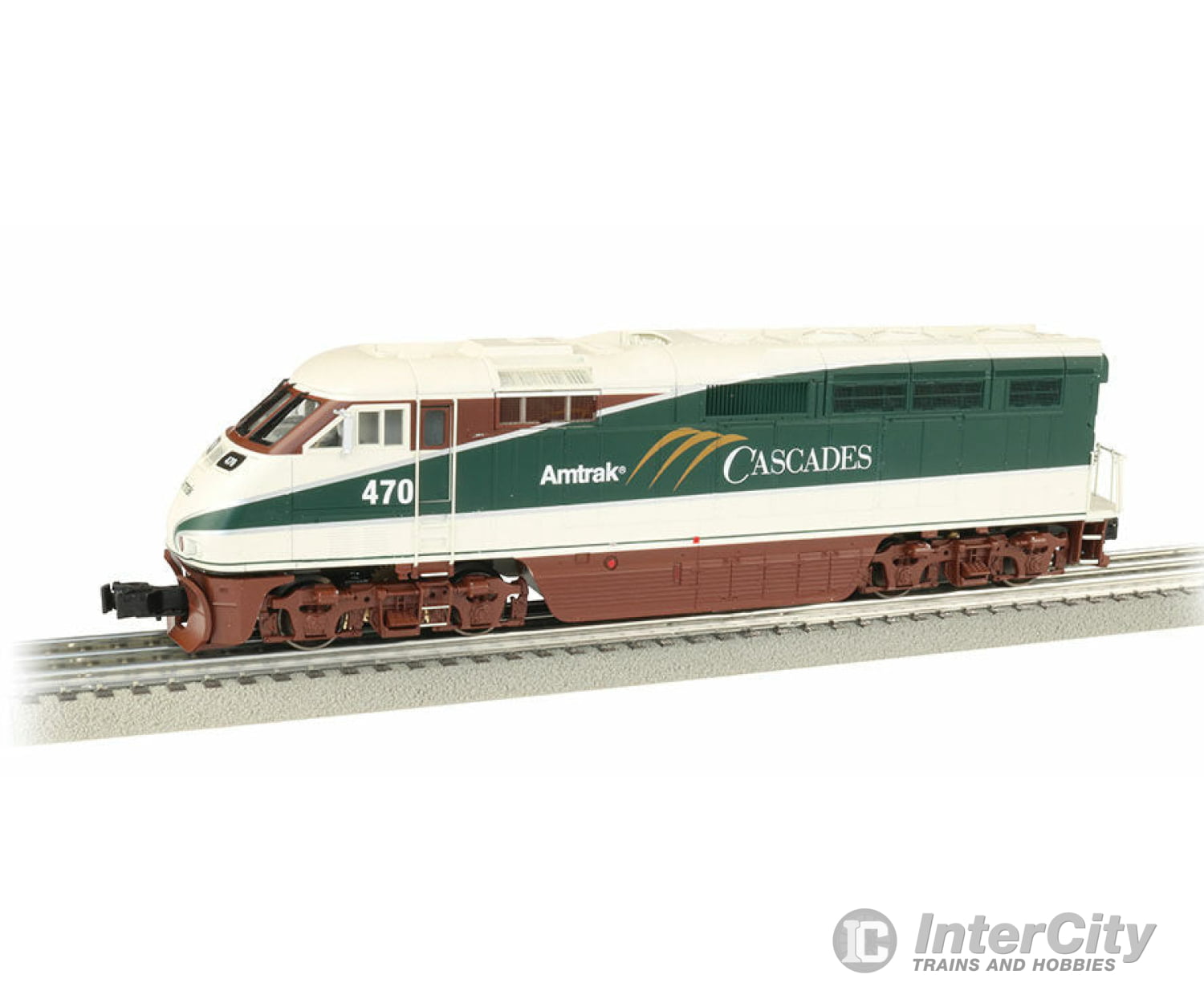 Bachmann 23403 Emd F59Phi - 3-Rail W/True Blast Plus(R) Sound Williams -- Amtrak #470 (Cascades